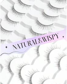 Natural Lashes Short Lashes Natural Eyelashes Natural Look False Eyelashes Wispy Lashes For Samll Eyes Fake Eyelashes 10 Pairs 10mm Bluebell