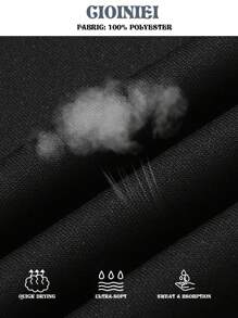 2-Pack Men's Solid Color Casual Sports Pants, Jogging Exercise Men's Leggings, Waist Drawstring Adjustment, Outdoor Travel All-Match Casual Pants - 黑色+淺灰色 - 查看 7