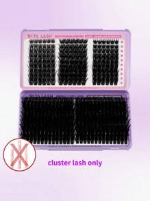 RITALASH RITALASH 460PCS D Curl Clusters Kit Wispy Eyelash Clusters Lashes Natural DIY Lash Extension Kit Cluster Eyelash Extensions Kit D Curl Individual Lashes Cluster Eyelashes For Eyelash Extension