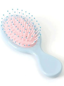 Brosse de massage portative mini à coussin d'air avec logo texte personnalisé pour enfants