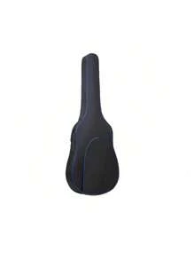 Sac de guitare imperméable de 41 pouces, sac de guitare acoustique résistant à l'eau avec sangle d'épaule double réglable, étui de transport avec boucle de suspension au dos, sacs de guitare, étui de guitare électrique, sac de transport imperméable en oxford pour guitare électrique avec deux poches, pour guitare acoustique, classique, ukulélé, basse
