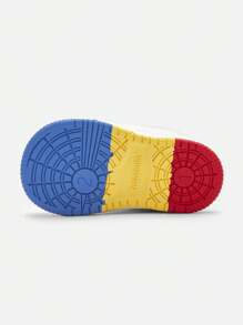 Balabala 婴幼儿鞋，男女童白色运动鞋，春秋季 - 白藍色調 - 查看 3