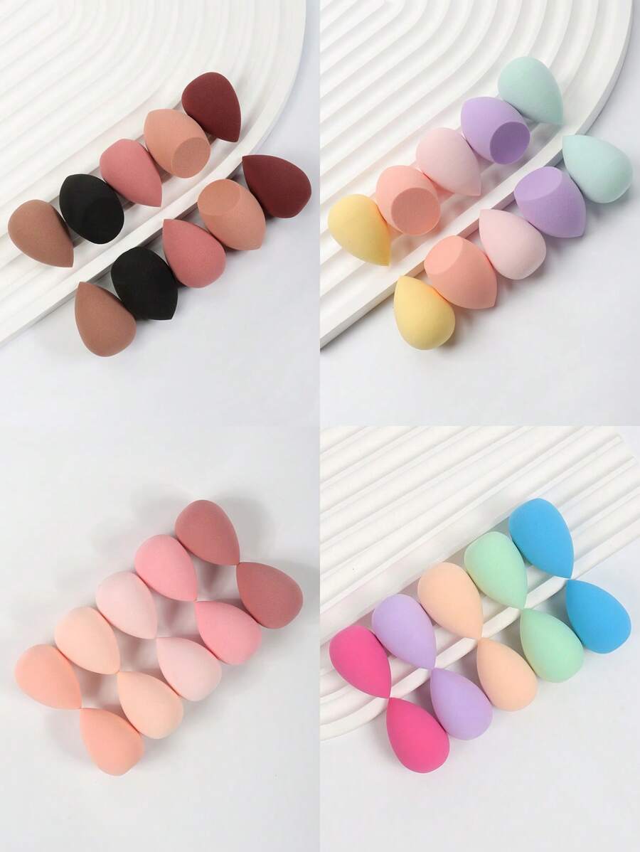 Lot De 20 Éponges Maquillage En Forme De Goutte - Haute Densité - Pour Peinture Faciale