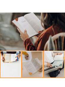 50pcs/Set,Leather Heart-Shaped Bookmark, Corner Book Accessory Cute Corner Bookmark, Reading Enthusiast Book Accessory, Women's Bookmark, Book Enthusiast Bookmark, Suitable For Gifts For Women, Children, And Book Enthusiasts, Cute Handmade Reading Gift Accessory,Color Random Back To School,Pen Holder,Pencil Case,Office Decor,Crayon Holder,Pen Pots,Office Equipment,Desktop Organiser,Office Stationery,Marker Storage - Multicolor - View 4