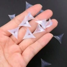 6 Packs 10 Packs For Table Drawers Cabinet Drawers Wardrobe Drawers Furniture Silicone Transparent Triangle Dust Corner/Crystal Corner/Triangle Sticker - Multicolor - View 9