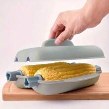 Home Corn Steamer Kitchen Gadget, Easy Clean Microwave Corn Steamer - Space Saving Vegetable And Seafood Kitchen Tool - Multicolor - View 4