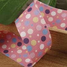 Colorful Polka Dot Ribbon, DIY Bowknot Hair Accessories Clothing Dot Decor Ribbon - Multicolor - View 15