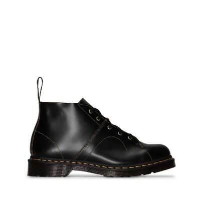 DR.MARTENS - Men Church Black Vintage Smooth Boot