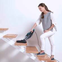 Eureka Blaze NES210 Aspiradora Stick 3 en 1, Color Negro con Amarillo - Azul - Ver 4