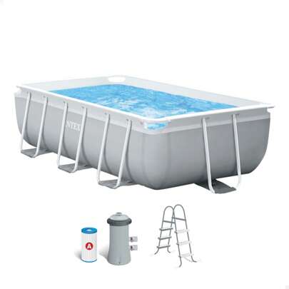 Intex Piscina rectangular prism frame 300x175x80 cm con depuradora ✅ Entrega 24/48h a España (península)