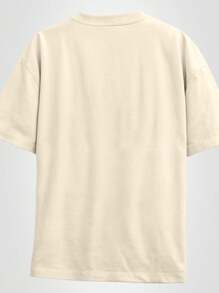 Camisa Camiseta Unissex 100% Algodão Básica Faculdade Estampada Psicologia - Bege - Visão 2