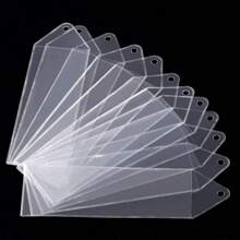 Plastic Bookmark Sleeves Clear Photo Booth Sleeves 2-1/4 X 6-1/4 Inches Blank Photobooth Frames Vinyl Book Marker Cover Holder For Wedding 2 X 6 Inches Photo Strips Valentine's Day Gift (400 Pieces) - 透明400 - 查看 2