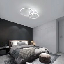 LED Ceiling Light, 42W 4700LM Modern Ceiling Light, White Round LED Ceiling Light For Living Room Bedroom Kitchen Dining Room, Cool White 6500K - trắng - Xem 5