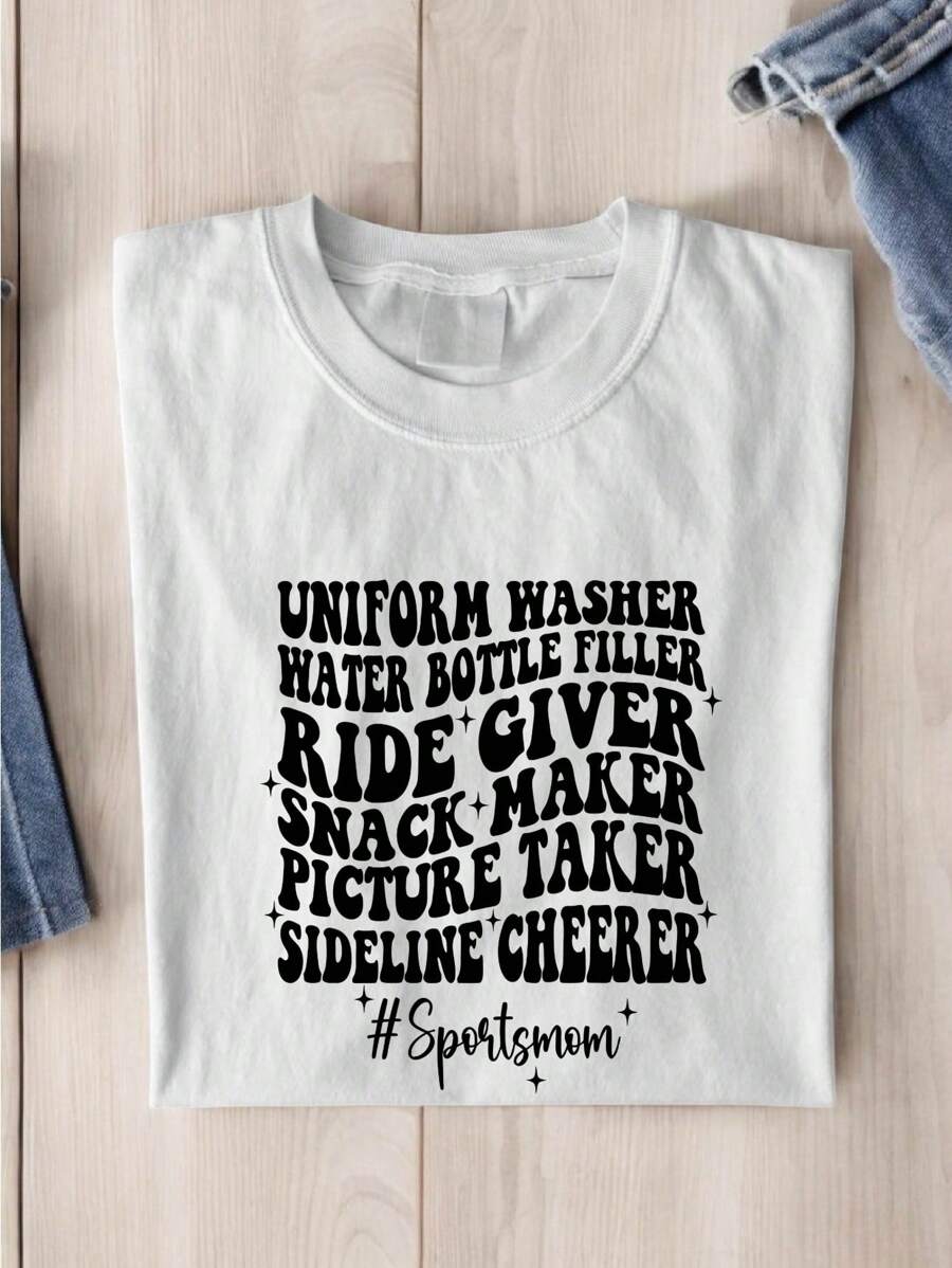 Uniform Washer Shirt, Sports Mom Shirt, Sports Mom Life Shirts, Football Mom Shirts, Basketball Mom Shirts, Sports Mom Funny Gifts TX-1031