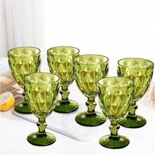 派对鸡尾酒玻璃器皿套装，香槟杯，红酒杯，经典优雅透明香槟杯，可重复使用，适用于结婚周年纪念日生日派对 - 彩色 - 查看 9