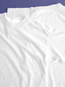 Banana $6.24 Women's Single Side Printed Short Sleeve T-Shirt Round Neck Summer Fashion Solid Basic T-Shirt Tops Casual Summer Shirts