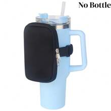 1 件 32/40 盎司氯丁橡胶隔热水瓶手提袋，带肩带的单肩包袖袋支架，带可调节肩带的氯丁橡胶瓶保护支架，适合大多数汽车杯架，隔热大容量手柄杯盖，适合徒步旅行露营， - 多色/多款式 - 查看 16