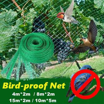 1PC Outdoor Bird Proof Net Garden Orchard Fruit Tree Cover Anti-Bird Bird Net Garden Breeding Net Agricultural Protection Network - 4*2M/8*2M/15*2M/10*5M