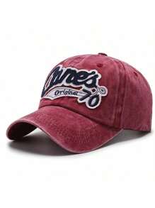 Unisex Retro "Jones 70" Embroidered Baseball Cap - Washed Adjustable Casual Outdoor Hat - B - View 20