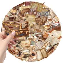 50 Adesivos Retrô de Vinil para Scrapbooking, Diário, Laptop, Para-choque, Skate, Garrafa de Água, Computador, Celular, Desenhos Animados, Capacete, Adesivos e Decalques para Carro, Materiais para Scrapbooking, Adesivos Divertidos, Adesivos para Laptop, Kindle e Celular - Multicolorido - Ver 4