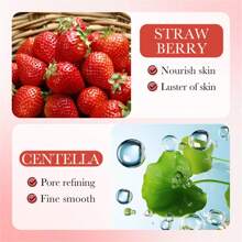 5双/包草莓烟酰胺足膜。紧致、保湿、柔滑细腻。抗皱紧致。消除足部皮肤皱纹和暗沉。去除并预防老茧。 - 彩色 - 查看 4