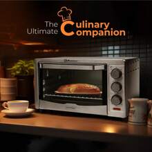 Horno Eléctrico de Convección Koblenz de 9 Rebanadas, 24L, Timer de 60 Minutos, 3 Programas de Cocción que Permiten Asar, Gratinar, Dorar y Tostar; 1500 W, 3 Accesorios, Acero Inoxidable (HKM-1500 C)