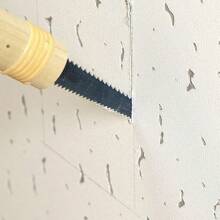 Japanese Pull Saw Woodworking Small Keyhole Saw 7-7/8" Made In JAPAN, Ryoba Double-Edge Hand Saw For Wood, Plywood, Drywall, Sheetrock, Gypsum Board, Plasterboard, Wood Handle