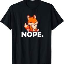 Red Fox T-Shirt - Black - View 1