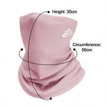 1/2 Uds.Calentador térmico de terciopelo para correr, bufanda para esquiar, montar en Snowboard, hombres y mujeres, deportes de invierno, senderismo, Bandana para ciclismo - gris oscuro 2 piezas - Ver 10