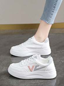 Zapatos Ortopedicos Mujer Con Plataforma Tenis Casuales Dama Zapatos De Moda Son Suaves Y Cómodo 3cm - Rosa - Ver 10