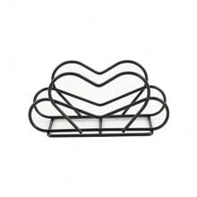 8/4/1pc Iron Paper Towel Holder Rack, Vertical Tissue Box Stand, Minimalist Hollow Heart/Round Design, Suitable For Home, Restaurant, Cafe, Autumn/Christmas Decor - Multicolor - View 15