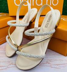 Beira Rio Women's Pearls Papete Sandal