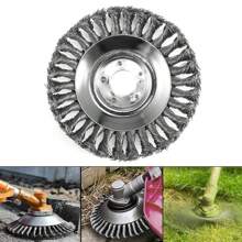 6/8 Inch Garden Grass Strimmer Head Mower Brush Cutter Blade Solid Steel Wire Rotary Multiple Functions & Durable - Silver - View 11