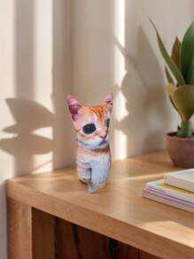 21 厘米 Meme Cat 毛绒玩具猫娃娃毛绒玩具仿真猫填充动物生日节日礼物儿童男孩收藏玩具万圣节圣诞节礼物毛绒玩具，恐怖娃娃，有趣的毛绒，猫项圈男孩，恐怖，儿童节礼物 - 彩色 - 查看 6