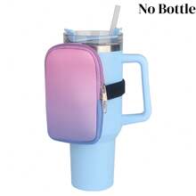 1 件 32/40 盎司氯丁橡胶隔热水瓶手提袋，带肩带的单肩包袖袋支架，带可调节肩带的氯丁橡胶瓶保护支架，适合大多数汽车杯架，隔热大容量手柄杯盖，适合徒步旅行露营， - 多色/多款式 - 查看 17