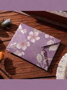 10 Pcs High-Grade Retro Flower Envelopes With Embossing And Bronzing, With A Variety Of Colors And Flowers To Choose From, Are Very Suitable For Weddings, Anniversaries, Birthdays And Valentine's Day And Other Festivals Or Daily Use, With Automatic Sealing And High-Quality Paper, Which Is Suitable For Everyone.(Because Of Paper Cutting, The Position Of Flowers Is Random.)