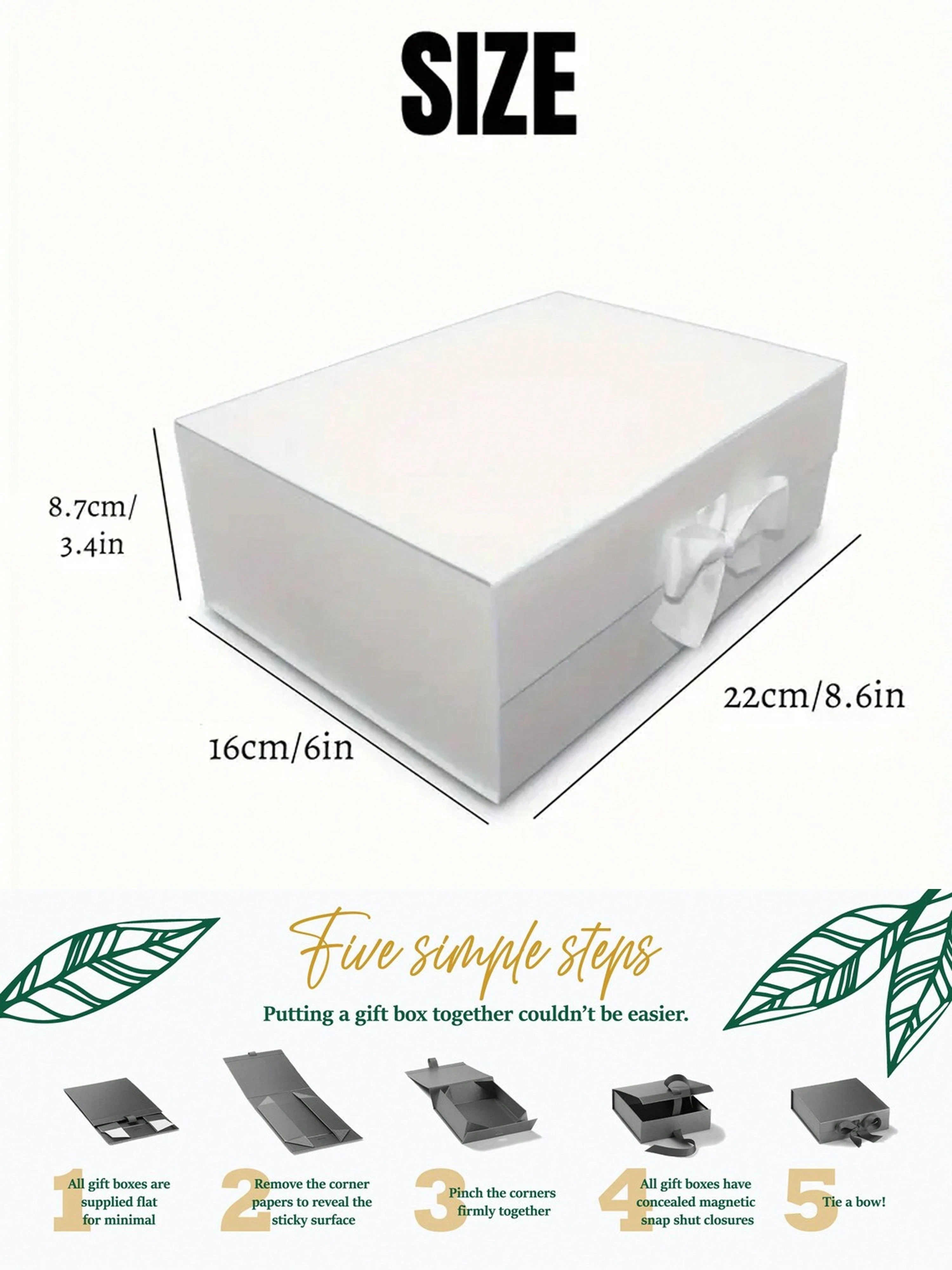 NARAMAKI Scatole Da Regalo Con Coperchio - 3 Scatole Natalizie