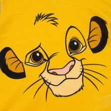 Disney Lion King Pyjamas | Simba Boys Short Pyjamas | Summer Boys PJs | Official Merchandise - Yellow - View 3