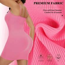 Shapewear Slips For Under Dresses Women's Tummy Control Body Shaper Slimming Seamless Cami Slip ,Full Slips Petticoat For Under Dress