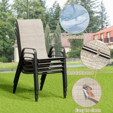 Outdoor Table & Chair Sets - Brown - View 5