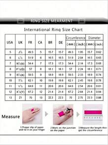 2pcs/Set Men Minimalist Ring Stainless Steel Punk Hip Pop Style