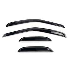 4PCS Window Visor For 1997-2003 Fords' F150 F250, Slim Style Acrylic Smoke Tinted 4PCS Sun Rain Shade Guard Wind Vent Air Deflector By 4PCS, 1998 1999 2000 2001 2002 - Smoke/Tinted - View 1