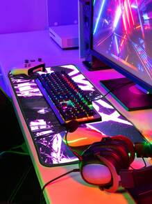 Gaming Mouse Pad For Desktop With Stitched Edge, Various Prints, Jinx Anime 2 - Mousepad 4713 - View 2