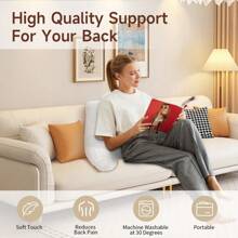 Backrest Support Pillow Lumbar Cushion Sofa Back Support Chair Bed Car Office