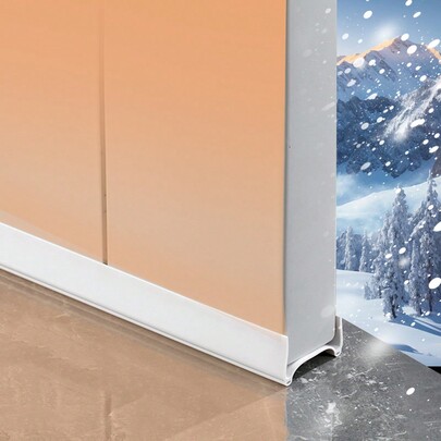 Door Sealing Strip, Door Bottom Seal, Soundproof Bedroom Draft Stopper, Waterproof Door Seal, Anti-Wind Door Trim