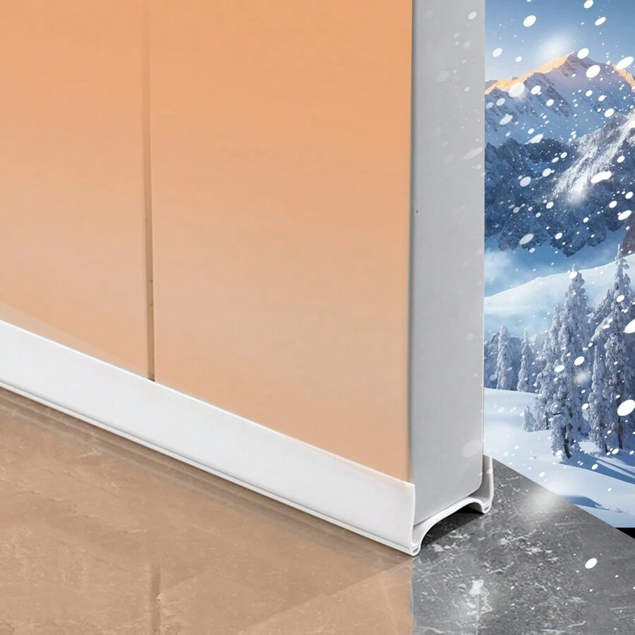 Door Sealing Strip, Door Bottom Seal, Soundproof Bedroom Draft Stopper, Waterproof Door Seal, Anti-Wind Door Trim
