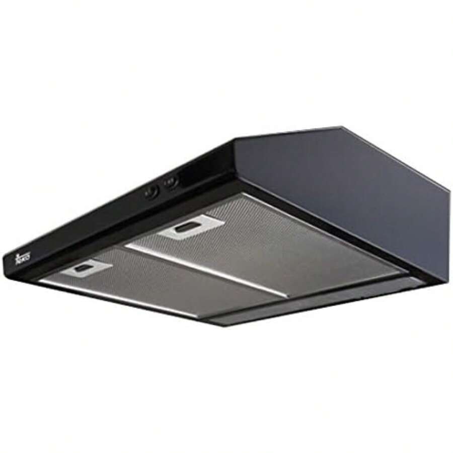 Campana de empotre TEKA MARCA ALEMANA modelo TMX 76 Negra. Dos velocidades. Lámpara LED. Filtros metalicos. Capacidad de extracción 250m3/h.Nivel sonoro 44-66 dB.Filtro de carbón activo. 110 Volts - 1 - Ver 1