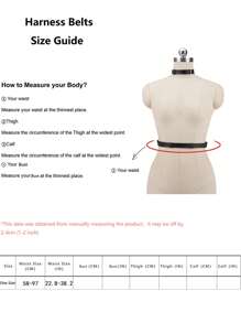 Leather Harness For Women, Adjustable Fetish Lingerie, BD S M Fashion Accessory, Unique Gift For Couples