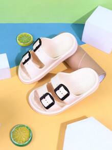 1 Pair Summer Fashion Versatile Girl & Kids Indoor/Outdoor Beach Slippers, Suitable For Girls And Boys