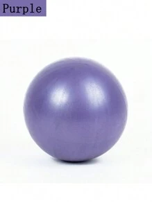 1pc 25cm Anti-Burst Yoga Ball, Thick Matte Finish Exercise Ball For Pilates, Gym Workout - Multicolor - View 5